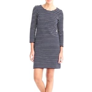 J. Crew Women’s Classic Nautical Striped Cotton Fit & Flare Dress Size Large